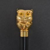 Tel14 Gilt Finish Classic Owl Head