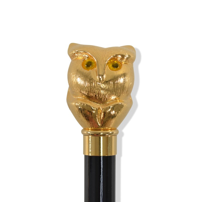 Tel14 Gilt Finish Classic Owl Head