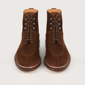 Ginkgo Hydrovelours Cacao Cuir