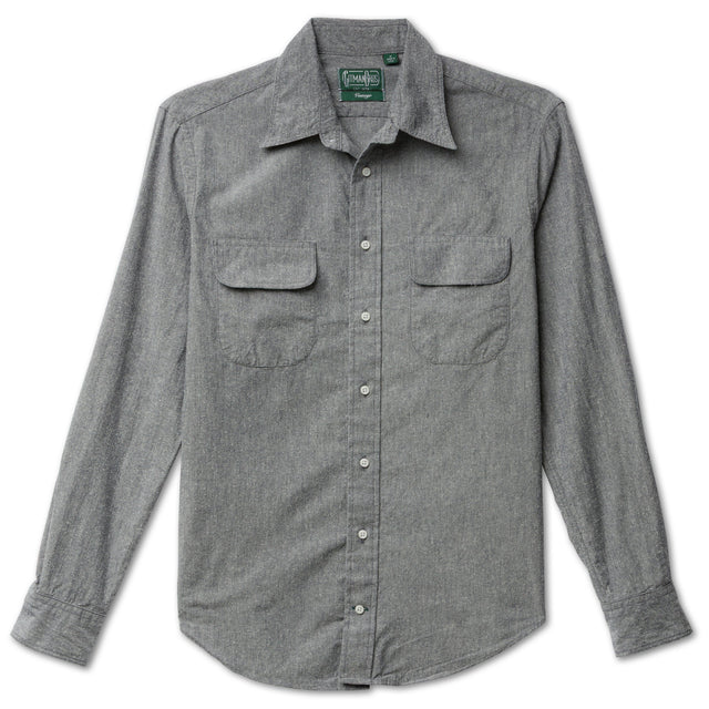 Grey Nepped Silk