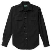 Black Nepped Silk