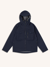 Glenbarr Waterproof Jacket in Dark Navy Recycled Nylon