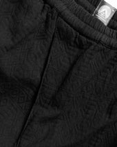GORECKI CARGO PANT - BLACK DOUBLE WEAVE JACQUARD COTTON