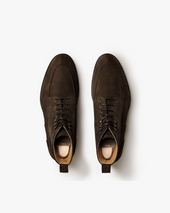 Gothem Ii Dark Brown Suede