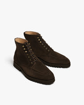 Gothem Ii Dark Brown Suede