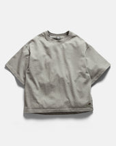GRAHAME BIG TEE - PRACTICE HEATHER HEAVYWEIGHT COTTON JERSEY