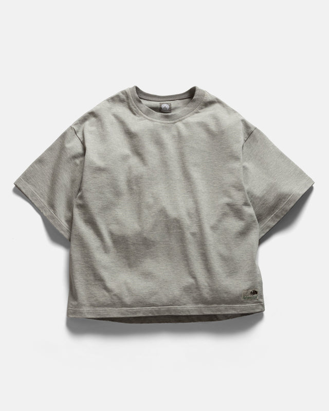 GRAHAME BIG TEE - PRACTICE HEATHER HEAVYWEIGHT COTTON JERSEY