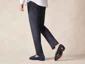 Grand Fenelon Penny Loafers In French Noble Suede