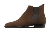 Hicks Chelsea Boot in Dark Snuff Shield Suede