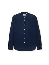 Grandad Shirt Kildale Indigo Rinse