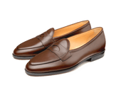 Grand Fleurus Penny Loafers In Tawny Noble Calf