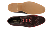 Grant Beluga Red Suede
