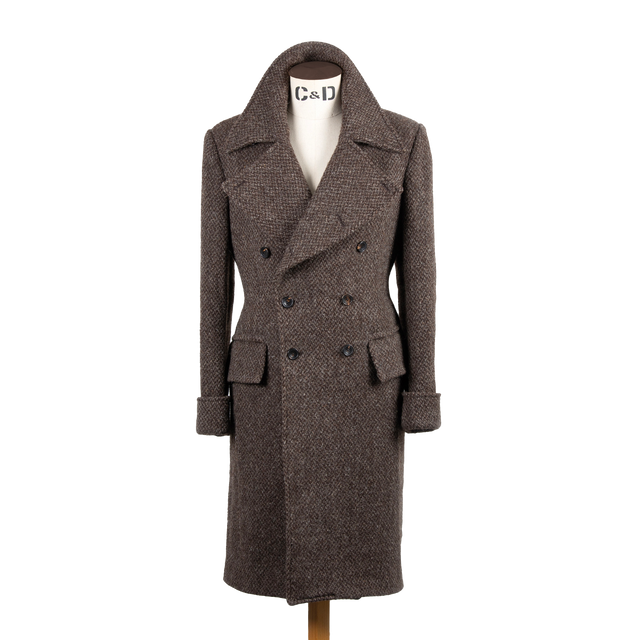Greatcoat in Brown Barlycorn