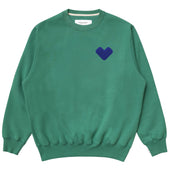 Heart Sweatshirt Green - Unisex