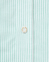 Oxford Stripe Shirt Green - Unisex