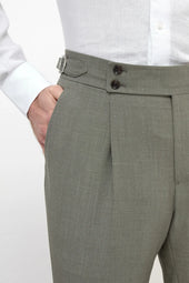 Green Soragna Trousers Made In Italy