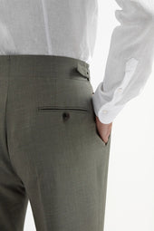 Green Soragna Trousers Made In Italy