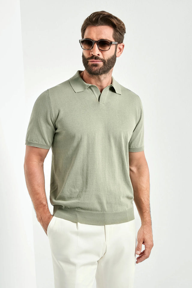 Green polo - Made in Italy