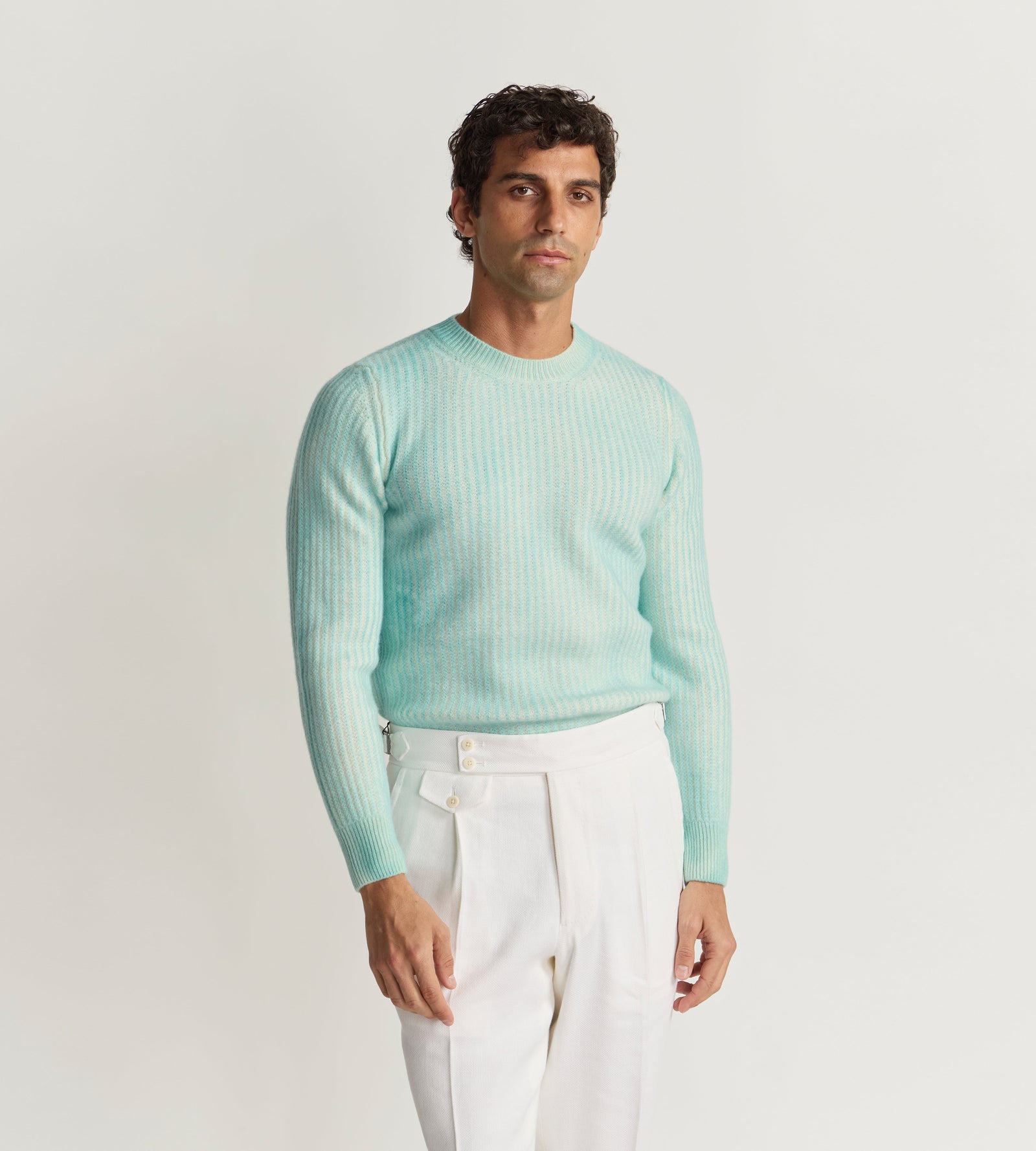 Pull Col Rond En Cachemire