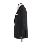 Single Breasted Notch Lapel Jacket In Green Glen Check