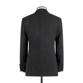 Single Breasted Notch Lapel Jacket In Green Glen Check