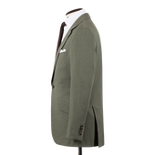 Single Breasted Notch Lapel Suit In Seersucker