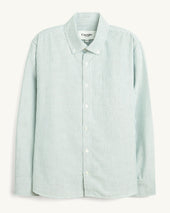 Stripe Oxford LS - Green