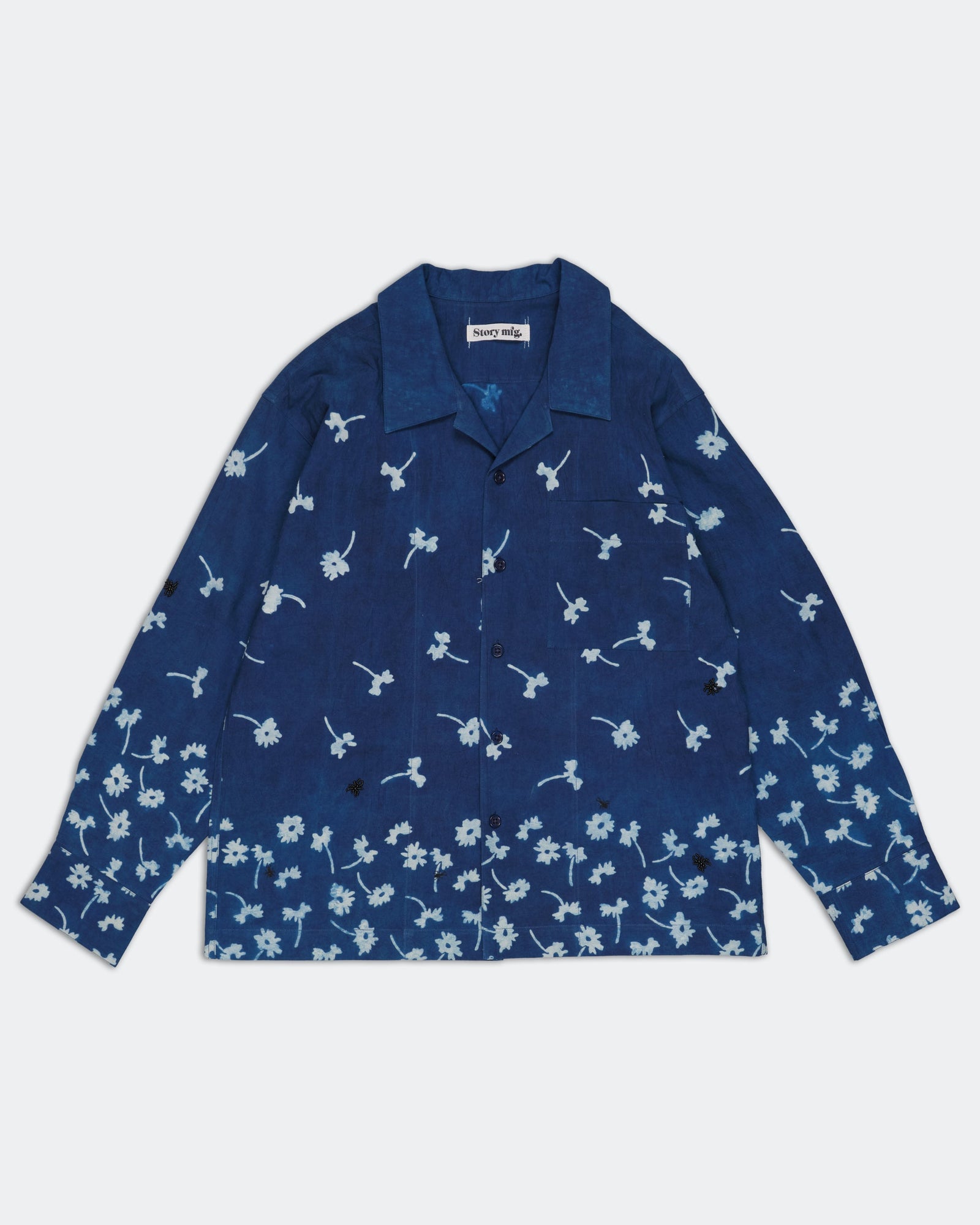 Greetings Shirt Ls Falling Daisy