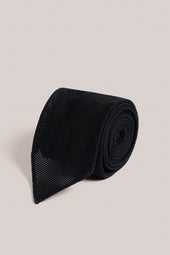 Grenadine Tie - Silk - Black