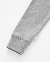 Monday Long Sleeve Tee Heather Grey Unisex