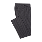 Morning Trouser in Grey Cashmere Stripe