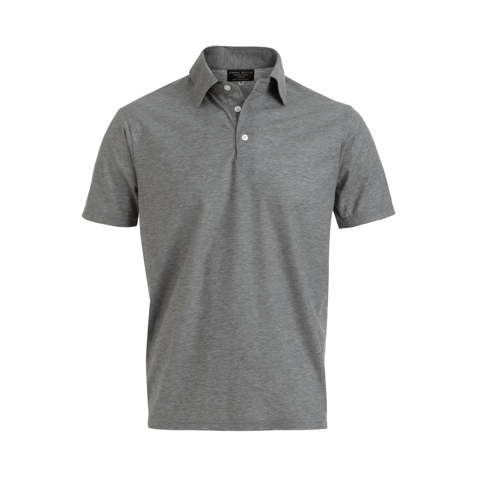 Grey Cotton Polo Shirt New