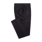 Single Breasted Classic Notch Suit In Grey Hopsack