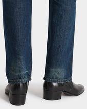 Jean Droit En Denim De Coton D Lav