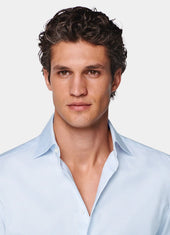 Striped Widespread Collar Shirt
