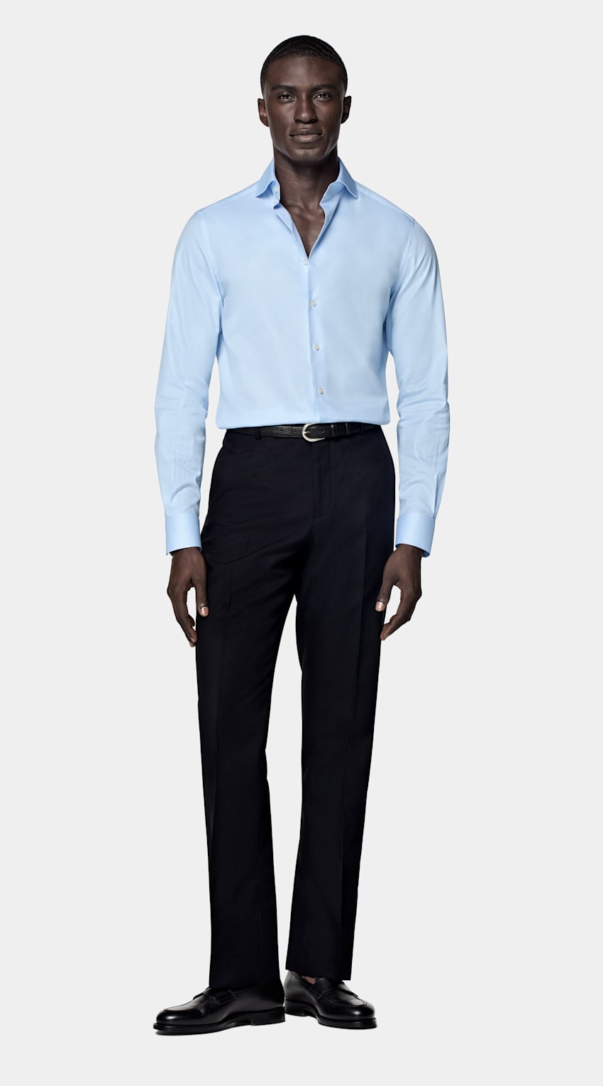 Cutaway Collar Shirt