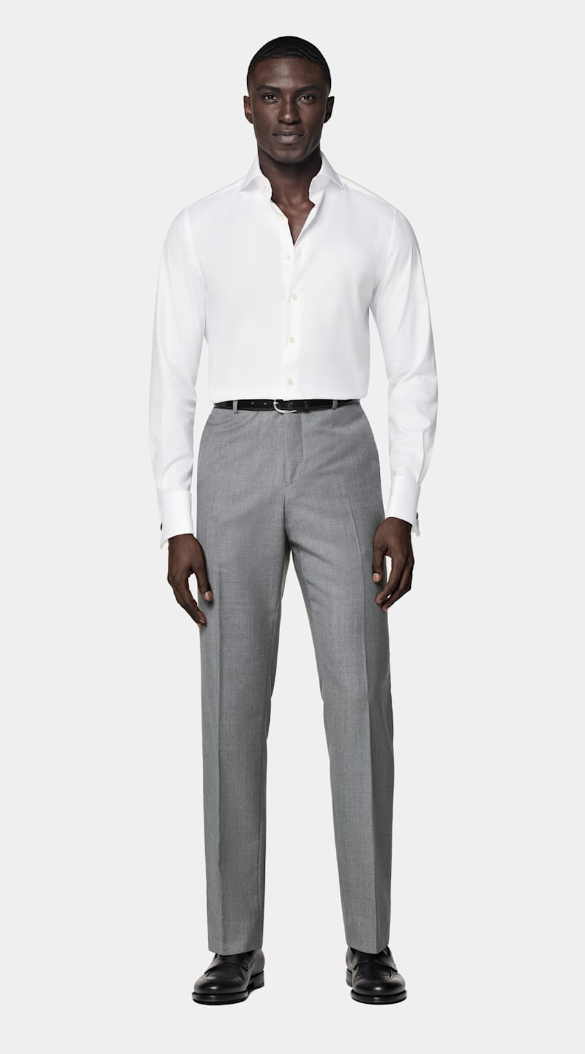 Cutaway Collar Shirt