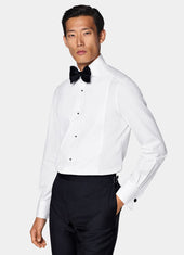 Pliss Tailored Fit Tuxedo Shirt