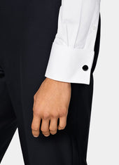 Pliss Tailored Fit Tuxedo Shirt