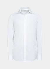 Twill Tailored Fit Tuxedo Shirt