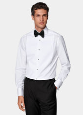 Piqu Tailored Fit Tuxedo Shirt