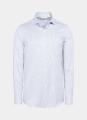Striped Widespread Collar Shirt
