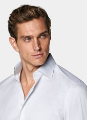 Striped Widespread Collar Shirt