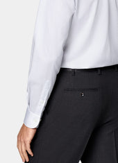 Striped Widespread Collar Shirt