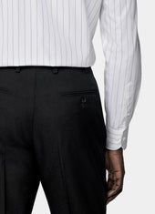 Striped Point Collar Shirt