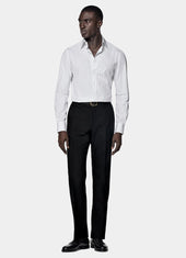 Striped Point Collar Shirt