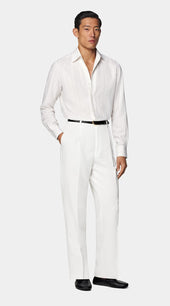 Off-White Striped Lyocell Shirt