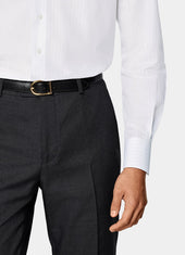 Striped Widespread Collar Shirt