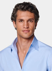 Striped Widespread Collar Shirt
