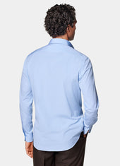 Striped Widespread Collar Shirt